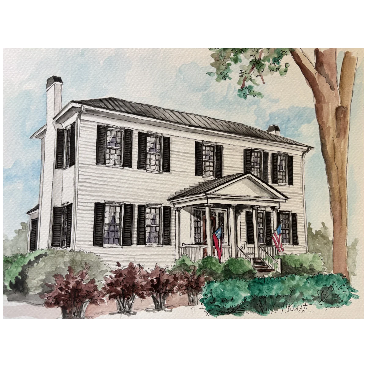 Hilltop House c.1838 - Michelle Kent