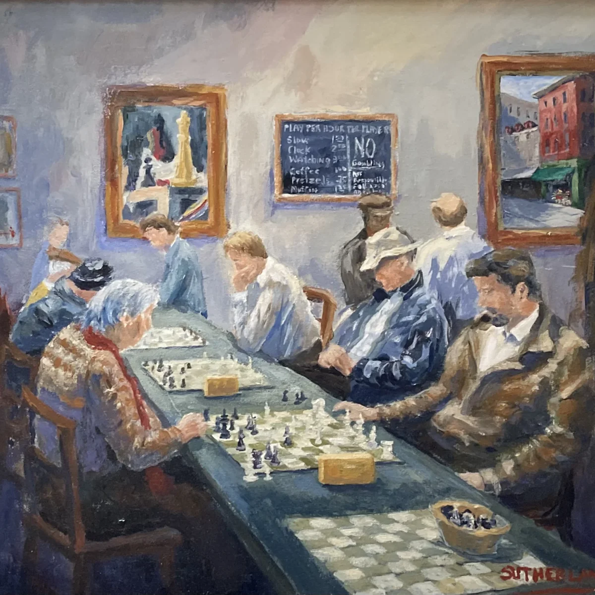 Washington Square Chess Players, NYC - Jim Sutherland